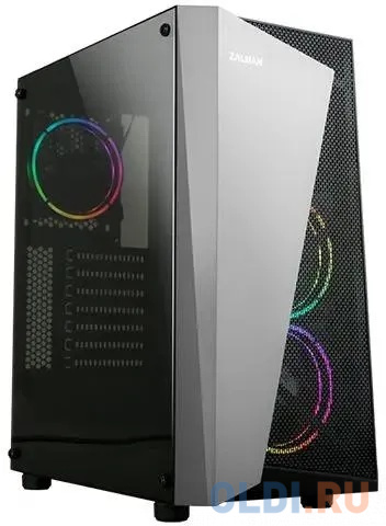 Корпус ATX Zalman S4 Plus Без БП черный