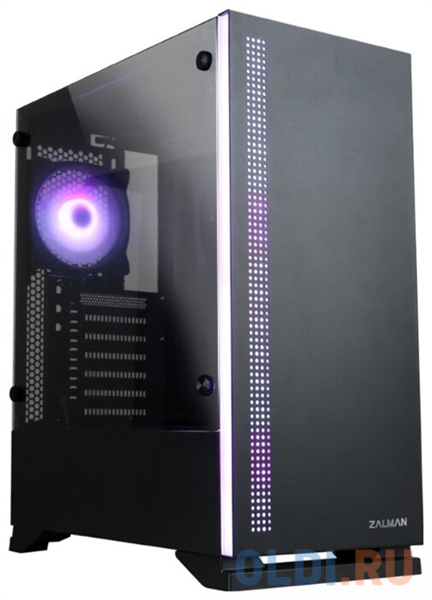 Корпус ATX Zalman S5 Без БП чёрный S5  BLACK