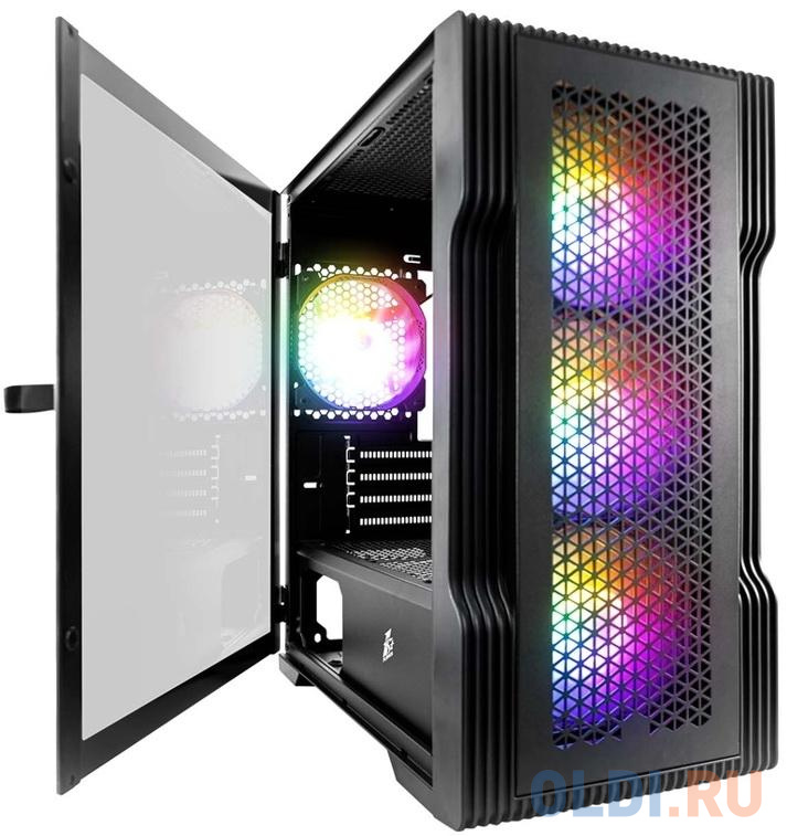 Корпус microATX 1stPlayer TRILOBITE T3 Без БП чёрный