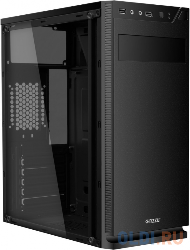 Корпус ATX GINZZU A250 Без БП чёрный