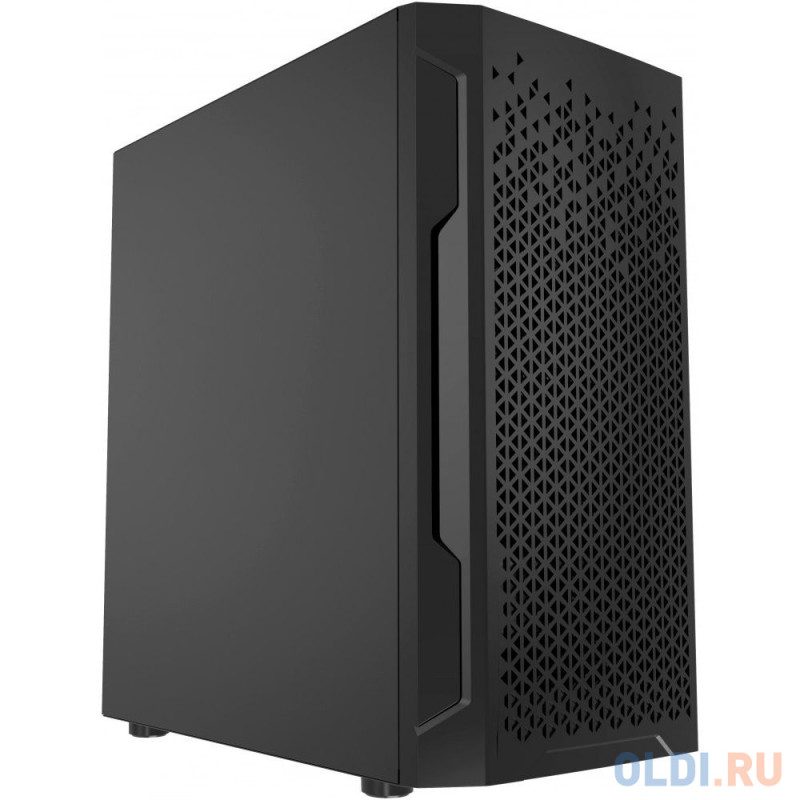 Корпус microATX Powercase CMIMZB-F2SI Без БП чёрный