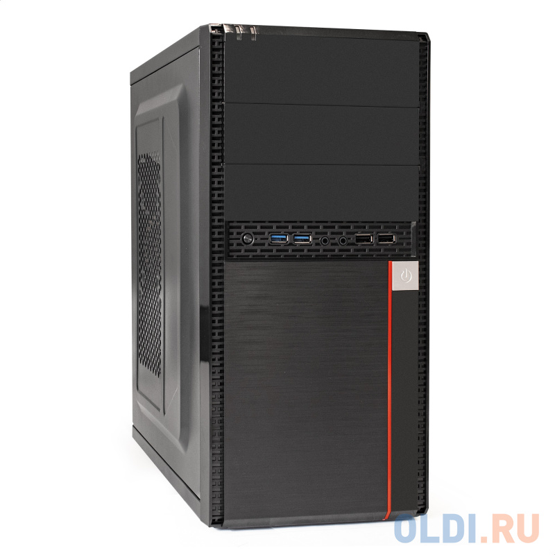 Корпус microATX Exegate BA-204U Без БП чёрный