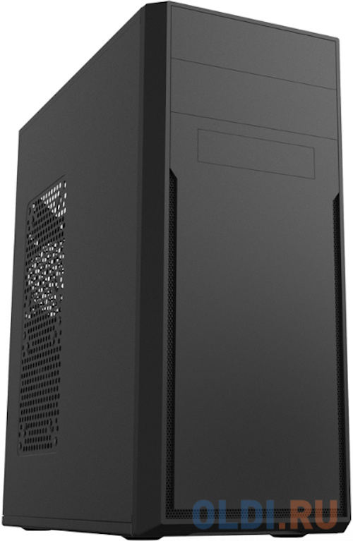 Корпус c блоком питания 500 Ватт/ Case Foxline FL-302-FZ500R ATX case, black, w/PSU 500W 12cm, w/2xUSB2.0, w/pwr cord, w/o FAN