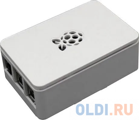 RA178   Корпус ACD White ABS Plastic case with Logo for Raspberry Pi 3 B/B+, совместим с креплением VESA Mount (RASP1791) RA178   Корпус ACD White ABS