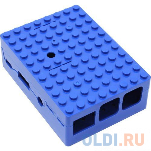 RA184   Корпус ACD Blue ABS Plastic Building Block case for Raspberry Pi 3 B (CBPIBLOX-BLU) (494354)