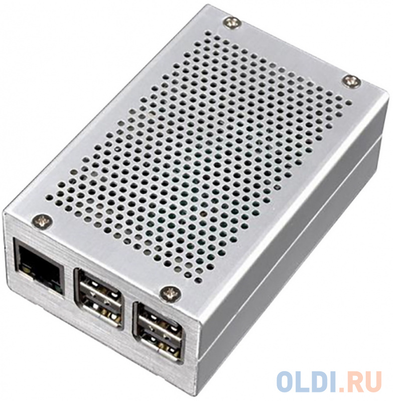 RA193   Корпус ACD Heat Dispersion Metal Aluminium Alloy Case for Raspberry Pi 3, Silver