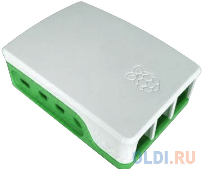 RA601   Корпус ACD  White+Green ABS Case for Raspberry 4B