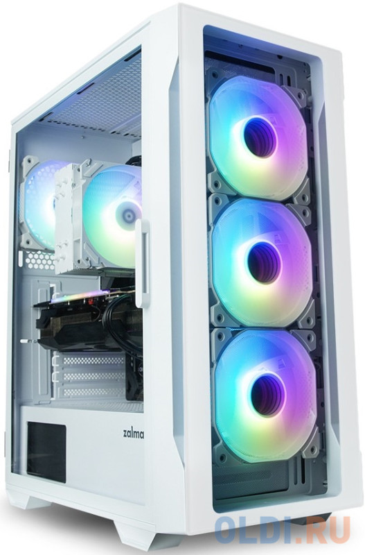 Корпус  Zalman Miditower i3 NEO TG White (без БП)