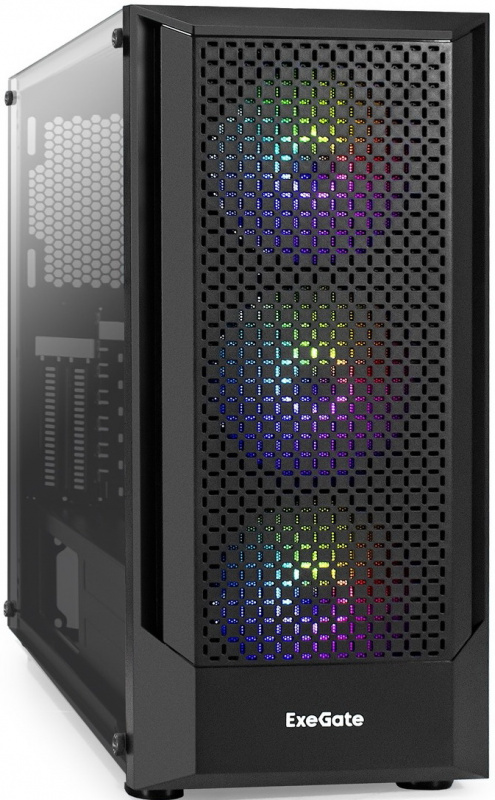 Корпус ATX Exegate EVO-8227 Без БП чёрный