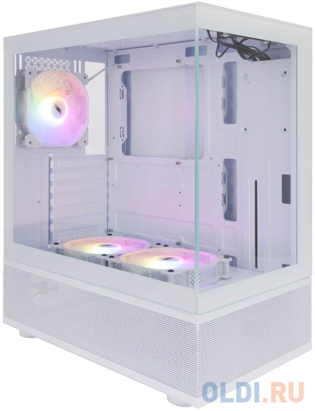 1STPLAYER MIKU Mi7-A White / ATX / 3x120mm LED fans / Mi7-A-WH-2F1R-W-1F1-W