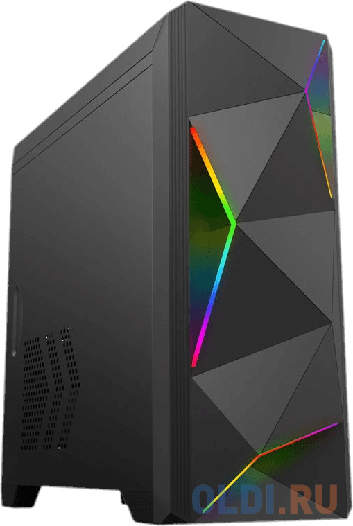 Zircon Корпус Ares без БП (Midi Tower, Micro-ATX, Black, 1*USB3.0+2*USB2.0)