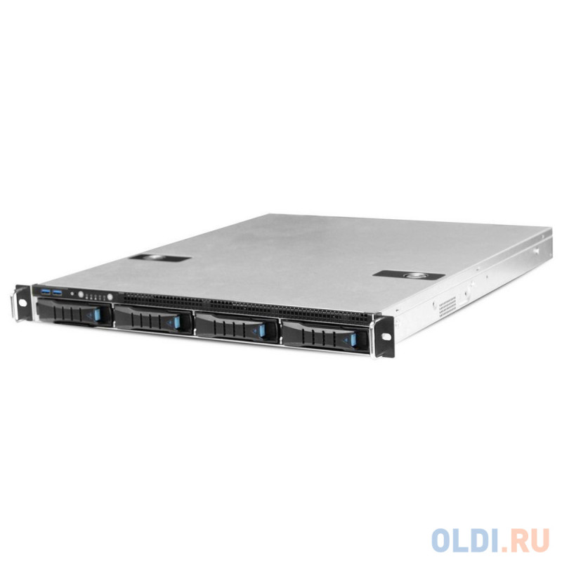 Корпус XE0-AE001-02, RSC-1DTS 1U, 12G 4xSATA/SAS/NVMe HS 3,5/2,5&quot; universal bay + 4x2,5&quot; 9mm interna 1U, 12G 4xSATA/SAS/NVMe HS 3,5/