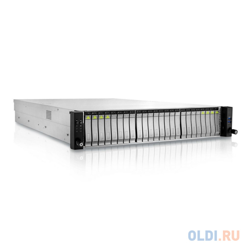 Компьютерный корпус IW-RS224-07 OCULINK BP 800W*2/PDB/FAN 8038mm*4/ OCUlink*8 + SAS3 expander BP + rear 2.5&quot; HDD module , tray with GRAY colo