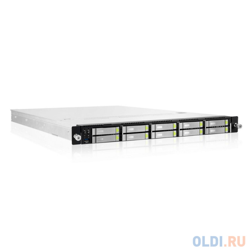 Компьютерный корпус IW-RS110-07 Single 650w Acbel /FAN 4056mm*6/SLIMSAS *10 BP/2.5&quot;/3.5&quot; hot-swap HDD tray (gray color)*10/EAR SET -