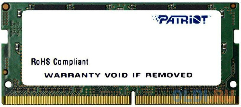 Оперативная память для ноутбука Patriot PSD416G26662S SO-DIMM 16Gb DDR4 2666 MHz PSD416G26662S