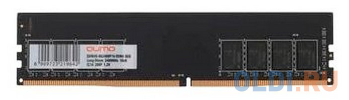 Оперативная память для компьютера 16Gb (1x16Gb) PC4-21300 2666MHz DDR4 DIMM CL19 QUMO QUM4U-16G2666P19