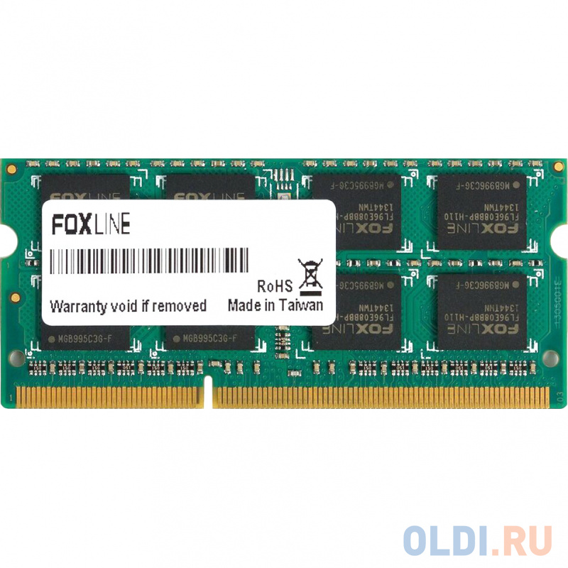 Foxline SODIMM 16GB 3200 DDR4 ECC CL22 (1Gb*8)