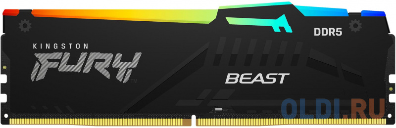 Оперативная память для компьютера Kingston Fury Beast RGB DIMM 32Gb DDR5 5200 MHz KF552C40BBA-32