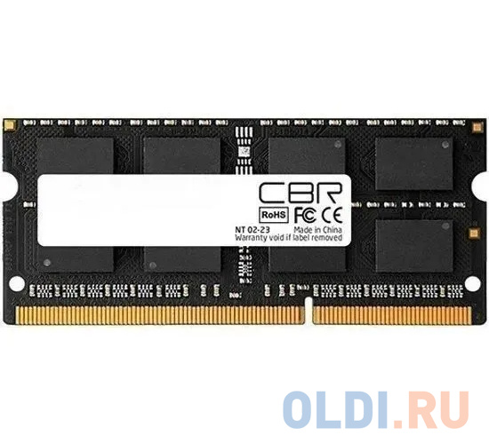 CBR DDR4 SODIMM 16GB CD4-SS16G32M22-01 PC4-25600, 3200MHz, CL22, 1.2V