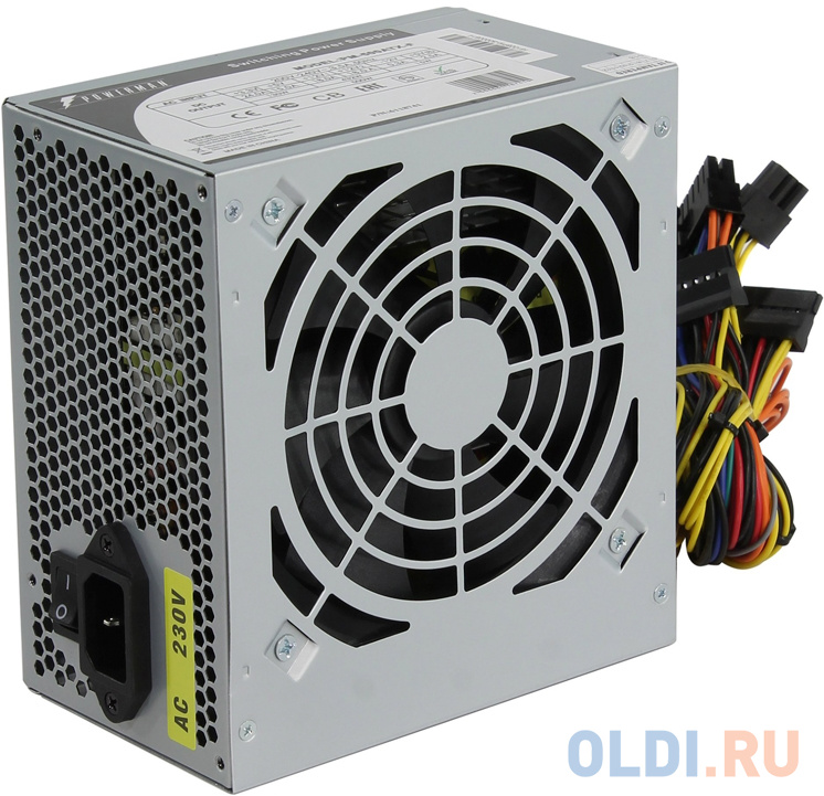 Powerman Power Supply  500W  PM-500ATX-F (carton box)