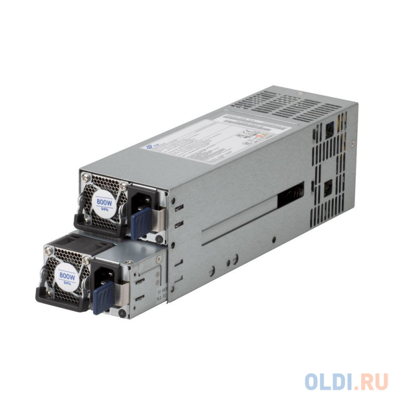 FSP800-50FS 800W 2U Redundant (1+1) (ШВГ=76*83,8*250мм),  80 Plus Platinum, Meet CRPS Standard, Meet PMBus 1.2, Working temperature: 0°C to 55°C