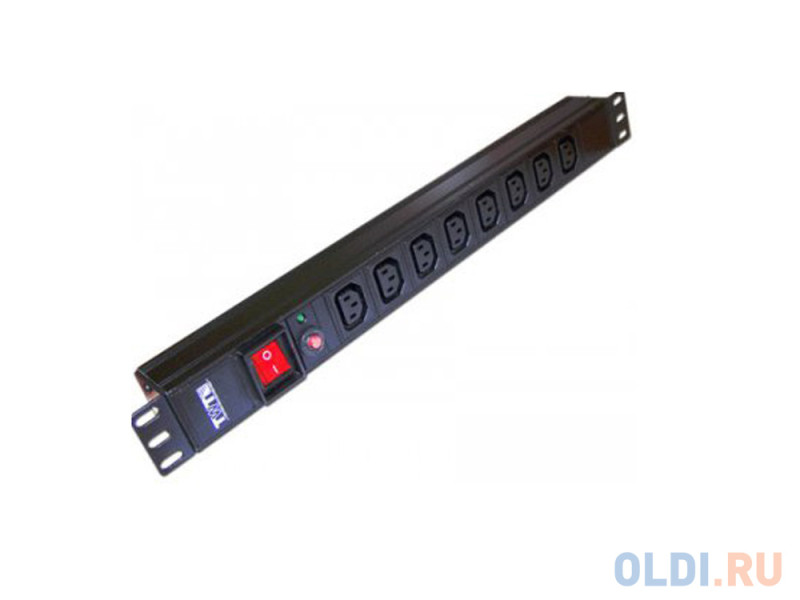 Блок розеток Lanmaster TWT-PDU19-10A8C13