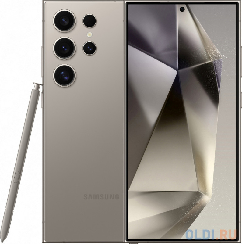 Смартфон Samsung SM-S928B Galaxy S24 Ultra 5G 1Tb 12Gb серый титан моноблок 3G 4G 2Sim 6.8" 1440x3120 Android 14 200Mpix 802.11 a/b/g/n/ac/ax/be
