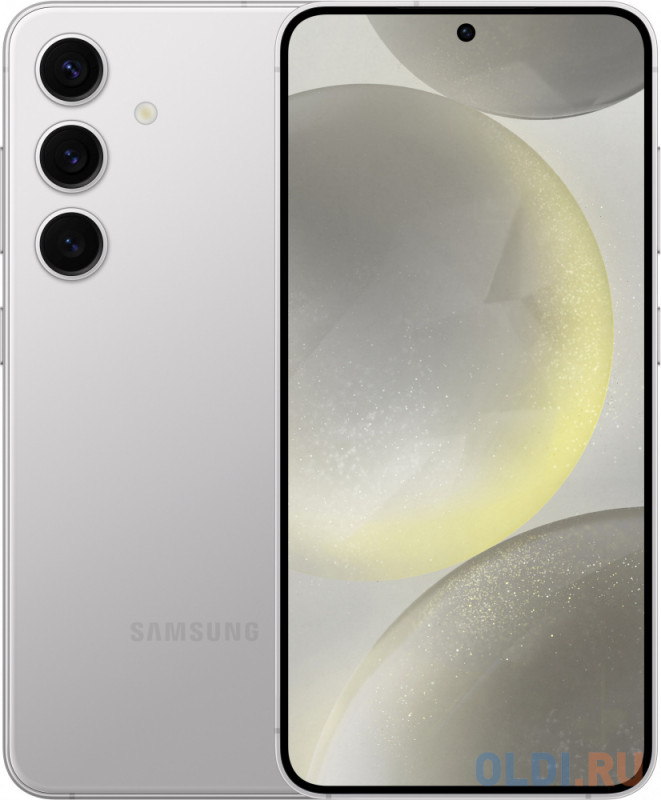 Смартфон Samsung SM-S921B Galaxy S24 5G 128Gb 8Gb серый моноблок 3G 4G 2Sim 6.2" 1080x2340 Android 14 50Mpix 802.11 a/b/g/n/ac/ax NFC GPS GSM900/