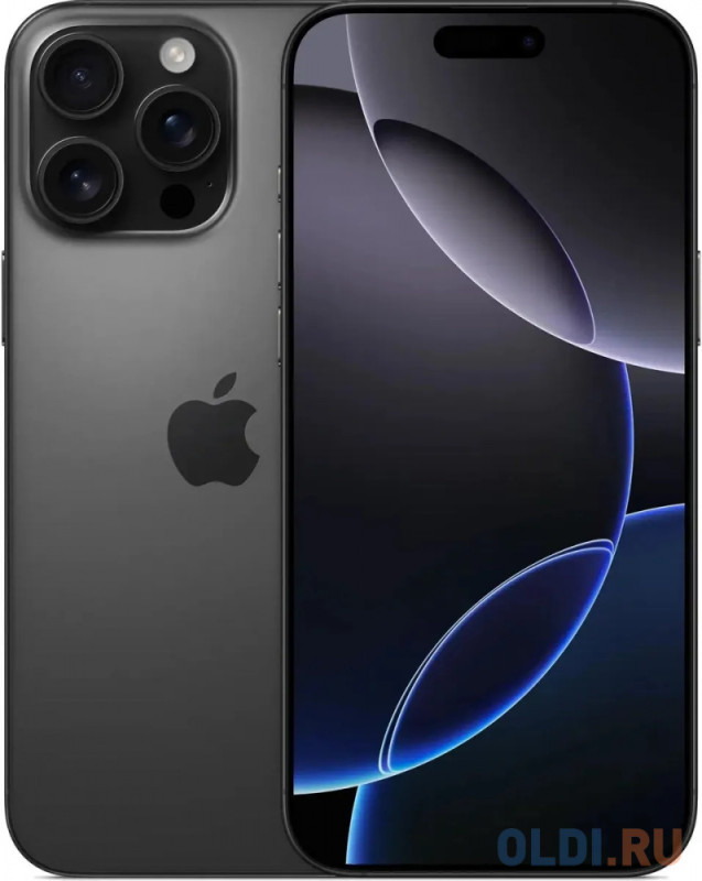 Смартфон Apple iPhone 16 Pro Max 256Gb Black Titanium Черный Титан A3297 MYTM3ZA/A