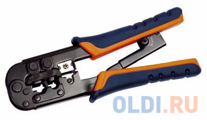 Инструмент обжимной ITK TM1-B10H для RJ45 RJ12 RJ11 сине-оранжевый