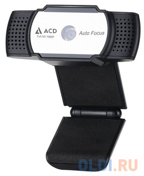 Веб-камера ACD-Vision UC600 Black Edition CMOS 5МПикс, 2592x1944p, 30к/с, автофокус, микрофон встр., кабель USB 2.0 1.5м, шторка объектива, универс. к