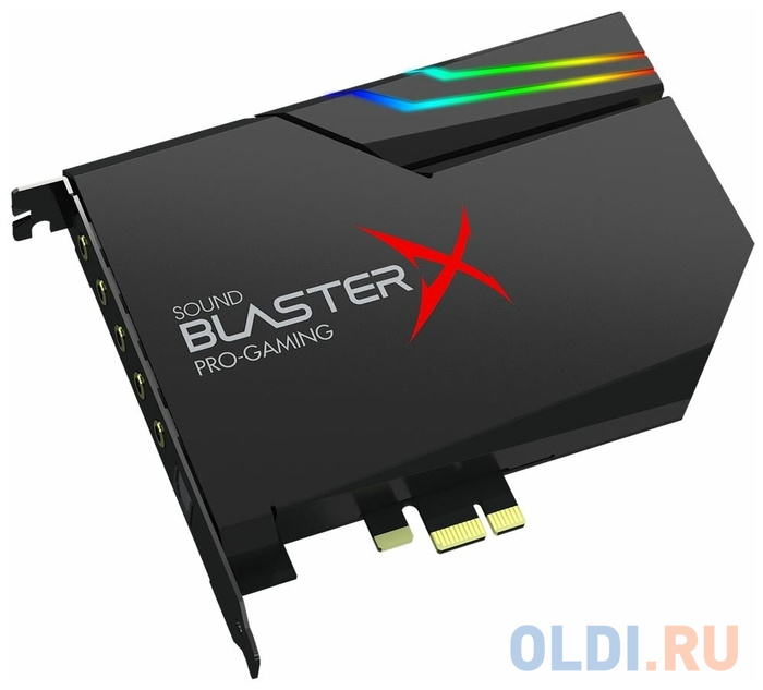 Звуковая карта Creative PCI-E BlasterX AE-5 Plus (BlasterX Acoustic Engine) 5.1 Ret