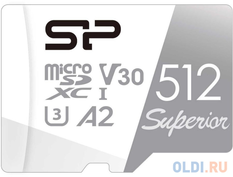 Карта памяти microSDXC 512Gb Silicon Power SP512GBSTXDA2V20SP