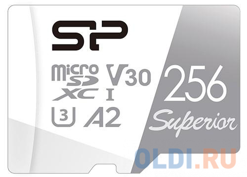Карта памяти microSDXC 256Gb Silicon Power Superior