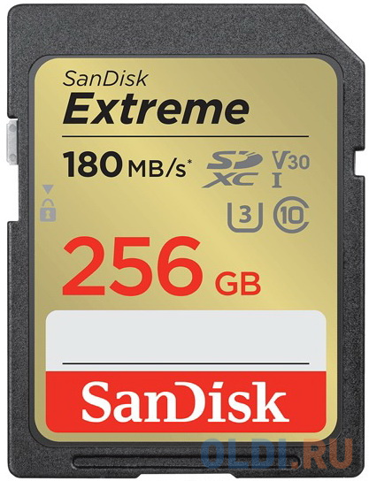 Карта памяти SD XC 256 ГбGb SanDisk Extreme