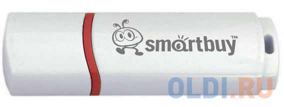 Внешний накопитель 8Gb USB Drive <USB2.0 Smartbuy Crown White (SB8GBCRW-W)