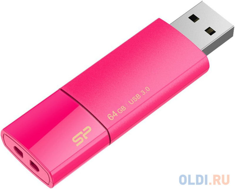 Внешний накопитель 64GB USB Drive <USB 3.0> Silicon Power Blaze B05 Peach (SP064GBUF3B05V1H)