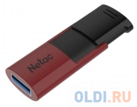 Флешка 128Gb Netac U182 USB 3.0 черный красный