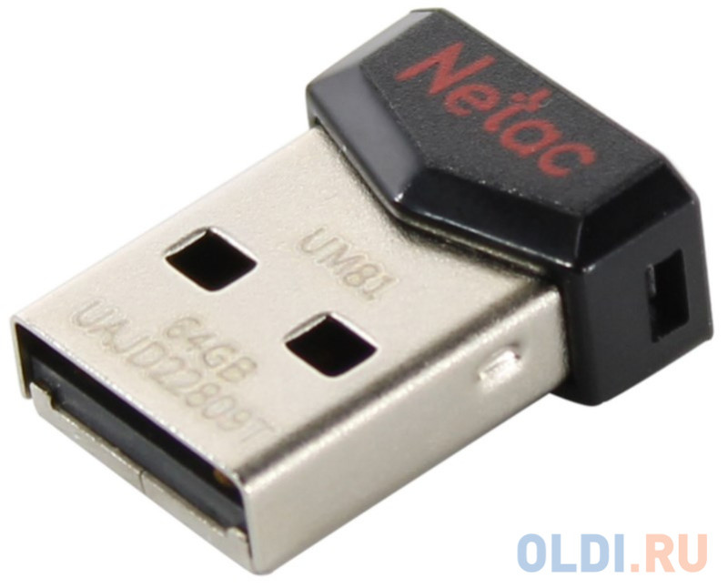 Флешка 16Gb Netac UM81 USB 2.0 черный