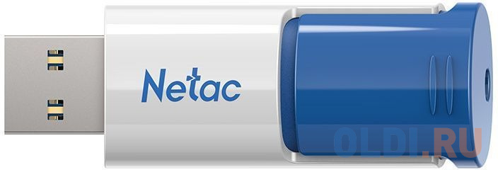 Флешка 512Gb Netac NT03U182N-512G-30BL USB 3.0 белый синий