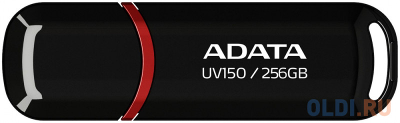 Флеш накопитель 256GB A-DATA UV150, USB 3.2, Черный