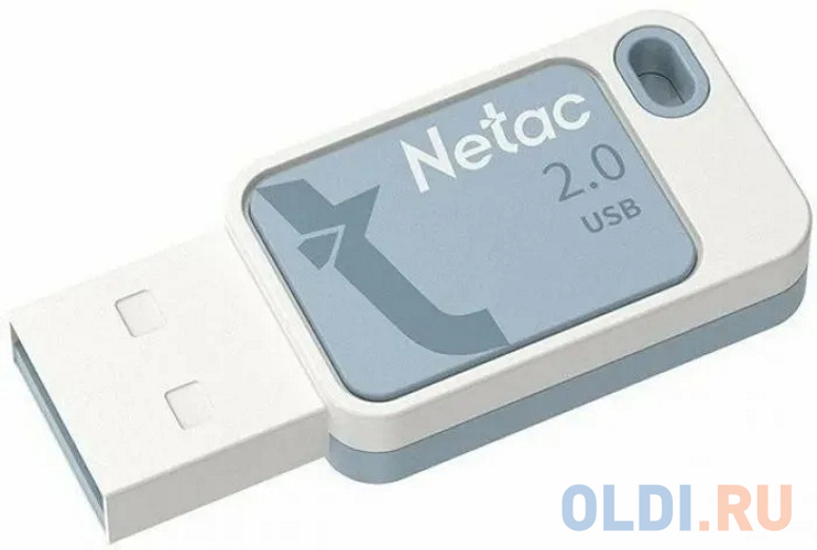 Флеш Диск Netac UA31 64Gb <NT03UA31N-064G-20BL>, USB2.0, голубая