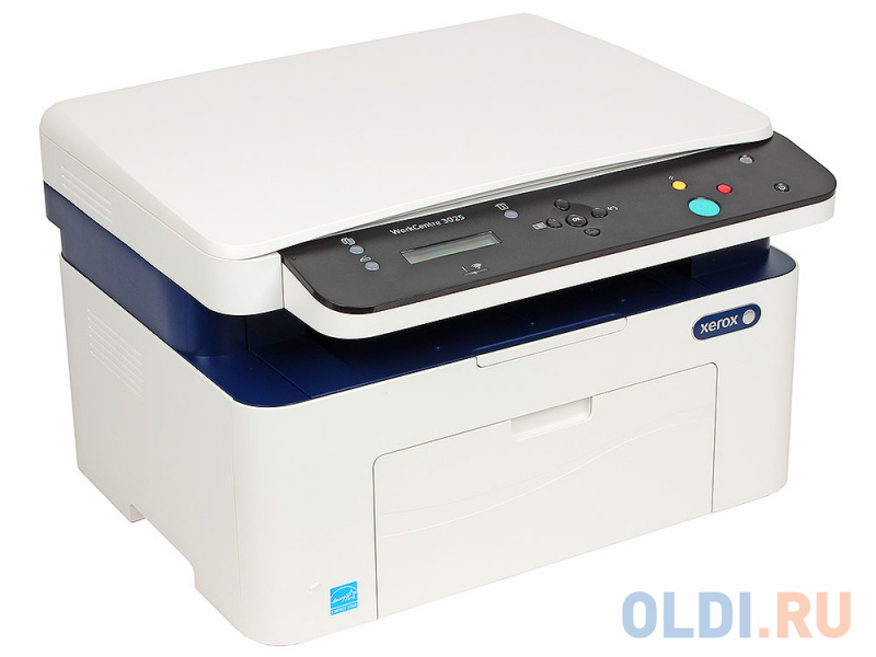 МФУ Xerox WorkCentre 3025V_BI Монохромный. A4, 20 стр/мин, до 15К стр/мес, 128MB, USB, Wi-Fi.