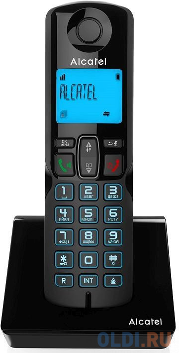 Р/Телефон Dect Alcatel S250 RU черный АОН