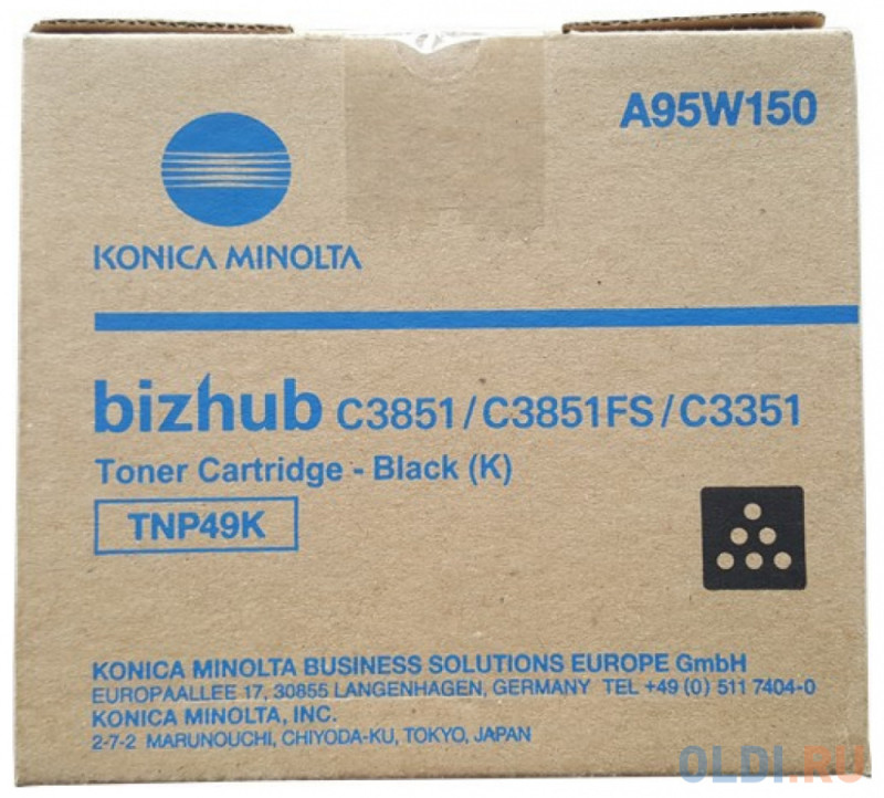 Тонер Konica Minolta TNP-49K 13000стр Черный