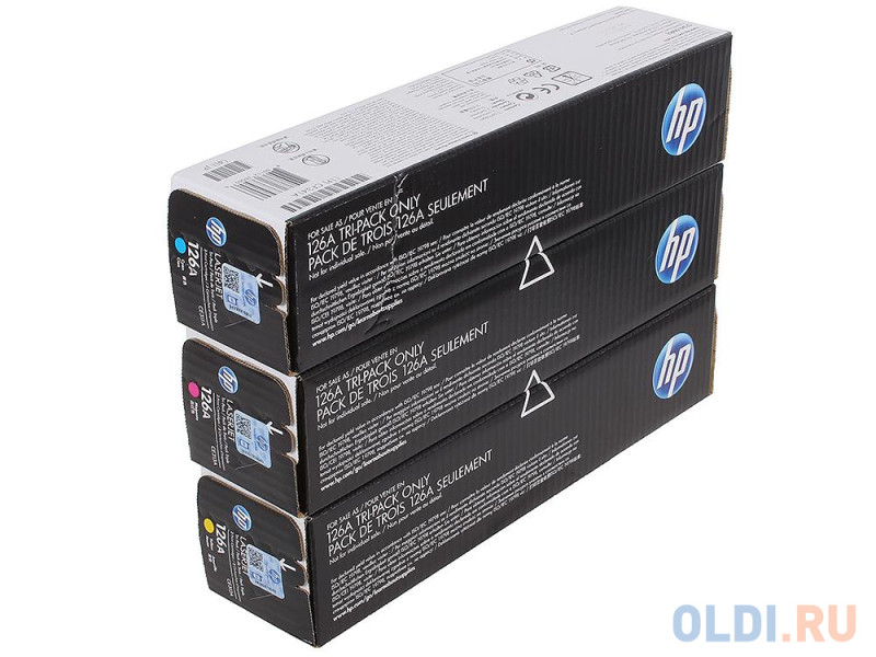 Набор картриджей HP CF341A №126A для LaserJet Pro CP1025 CP1025NW M175 3 цвета