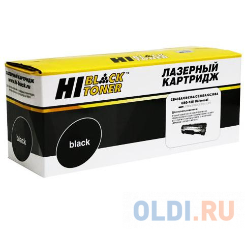 Картридж Hi-Black CB435A/CB436A/CE285A 2000стр Черный