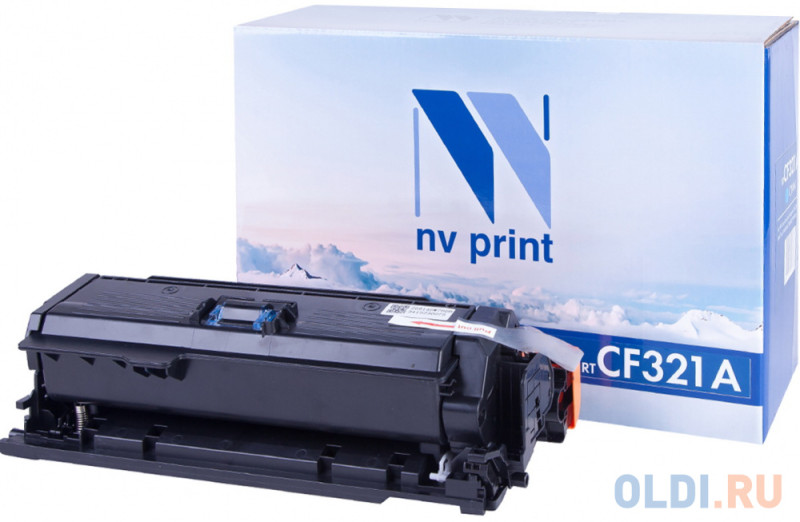 Картридж NV-Print NV-CF321A 16500стр Голубой