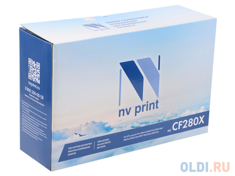 Картридж NV-Print CF280X CF280X CF280X CF280X CF280X 6500стр Черный