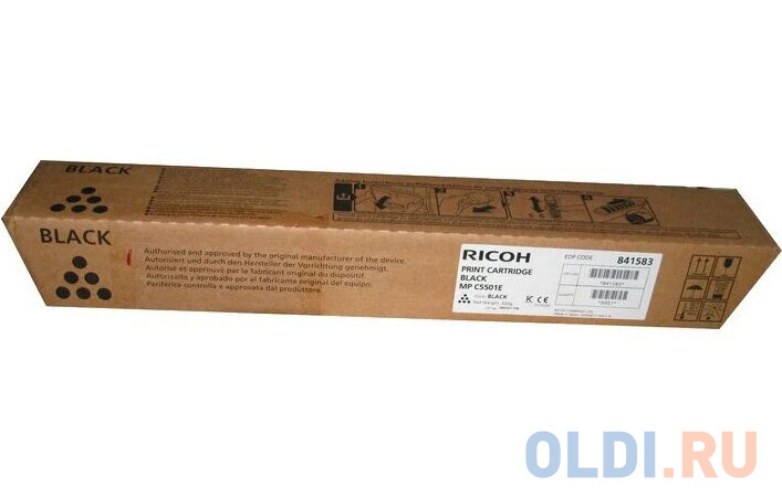 Тонер-картридж Ricoh Aficio MP C4501/C5501, type MPC5501E black (туба, 520г) ELP Imaging®